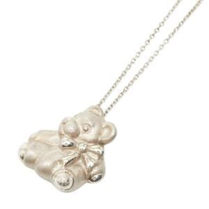 Tiffany & Co. Bear Pendant Necklace Sterling Silver 925